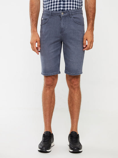 Slim Fit Men's Jean Shorts