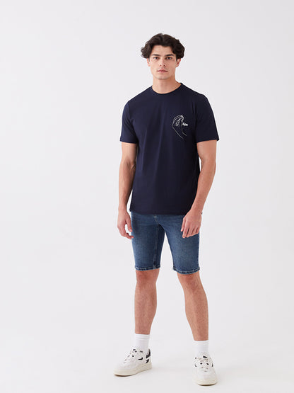 Slim Fit Men's Jean Shorts