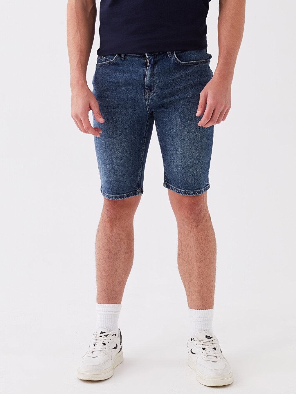 Slim Fit Men's Jean Shorts