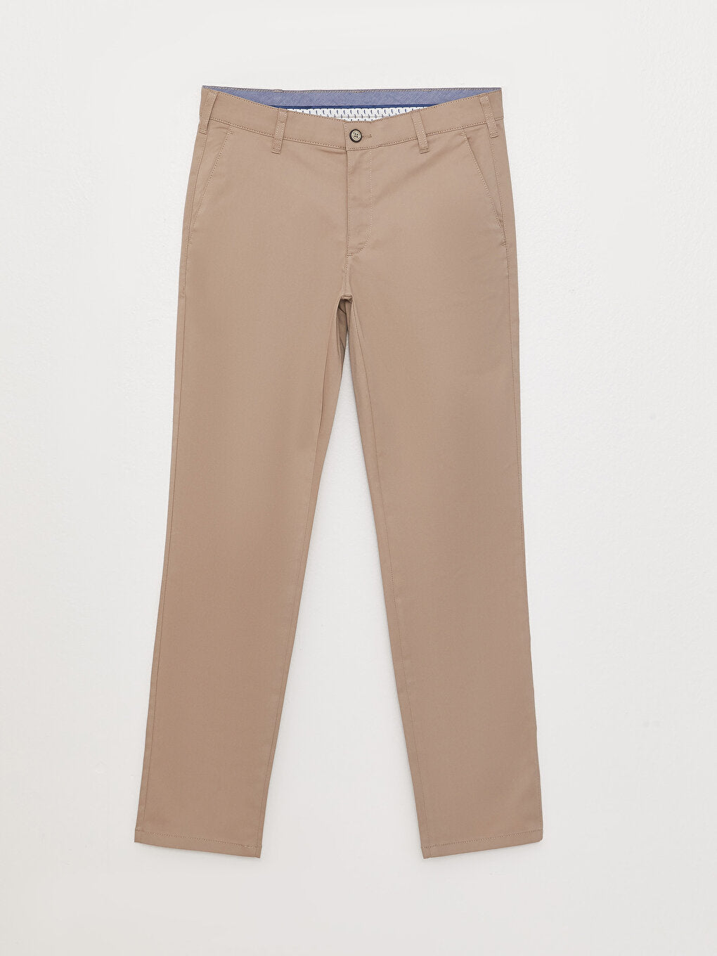 Slim Fit Gabardine Men's Chino Trousers