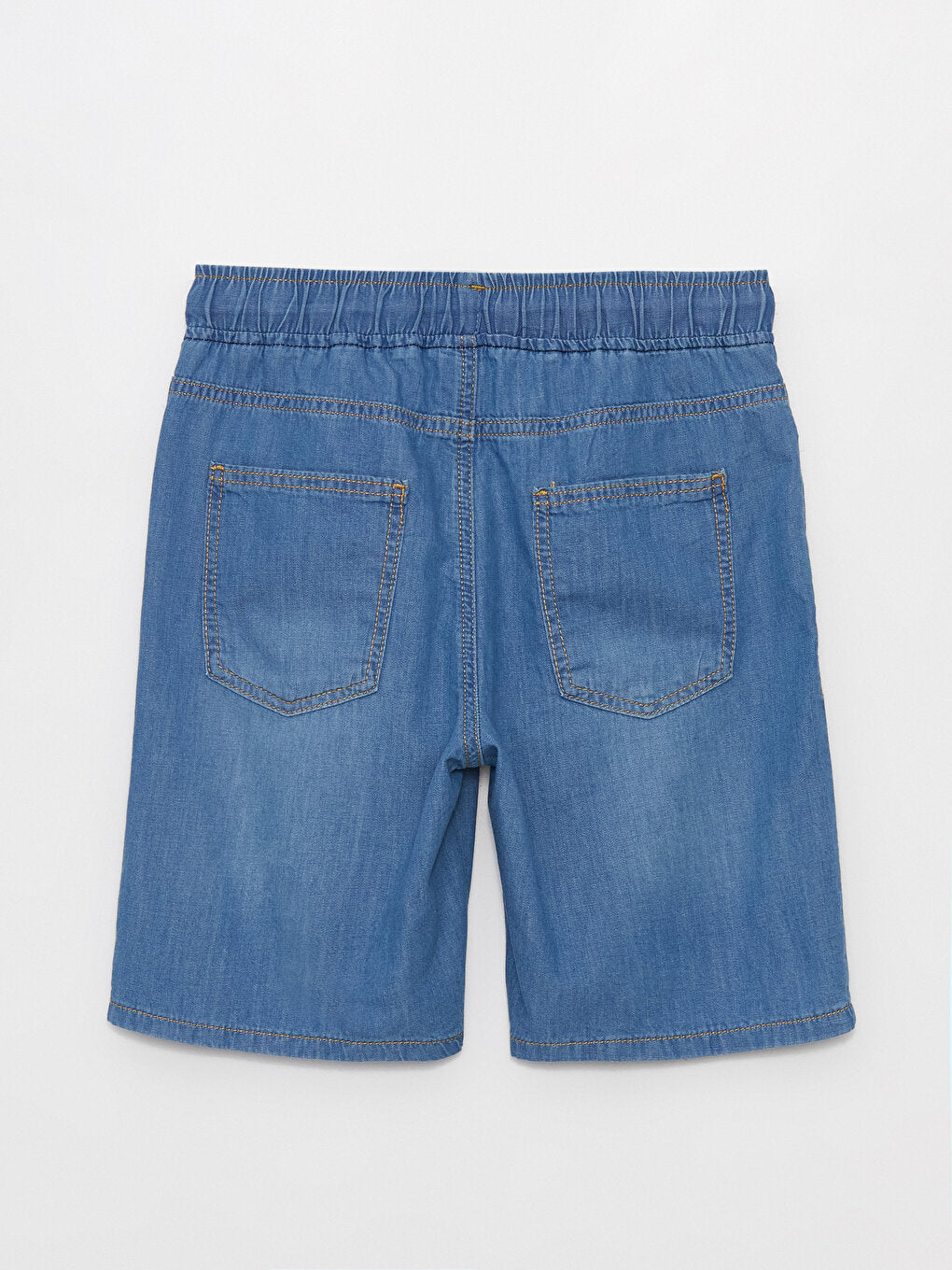 Elastic Waist Boy Jean Shorts