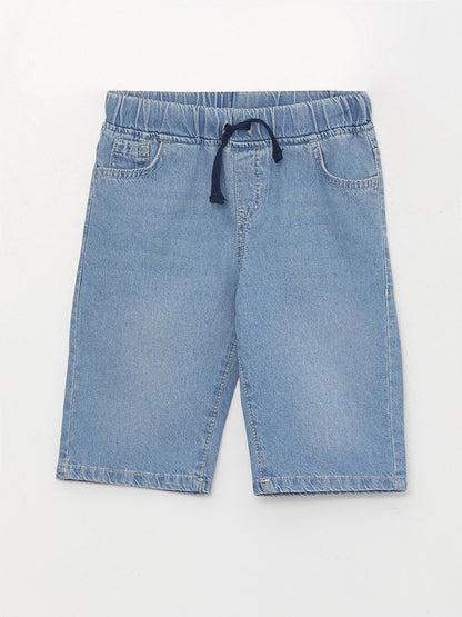 Basic Boy's Jean Roller with Elastic Waist