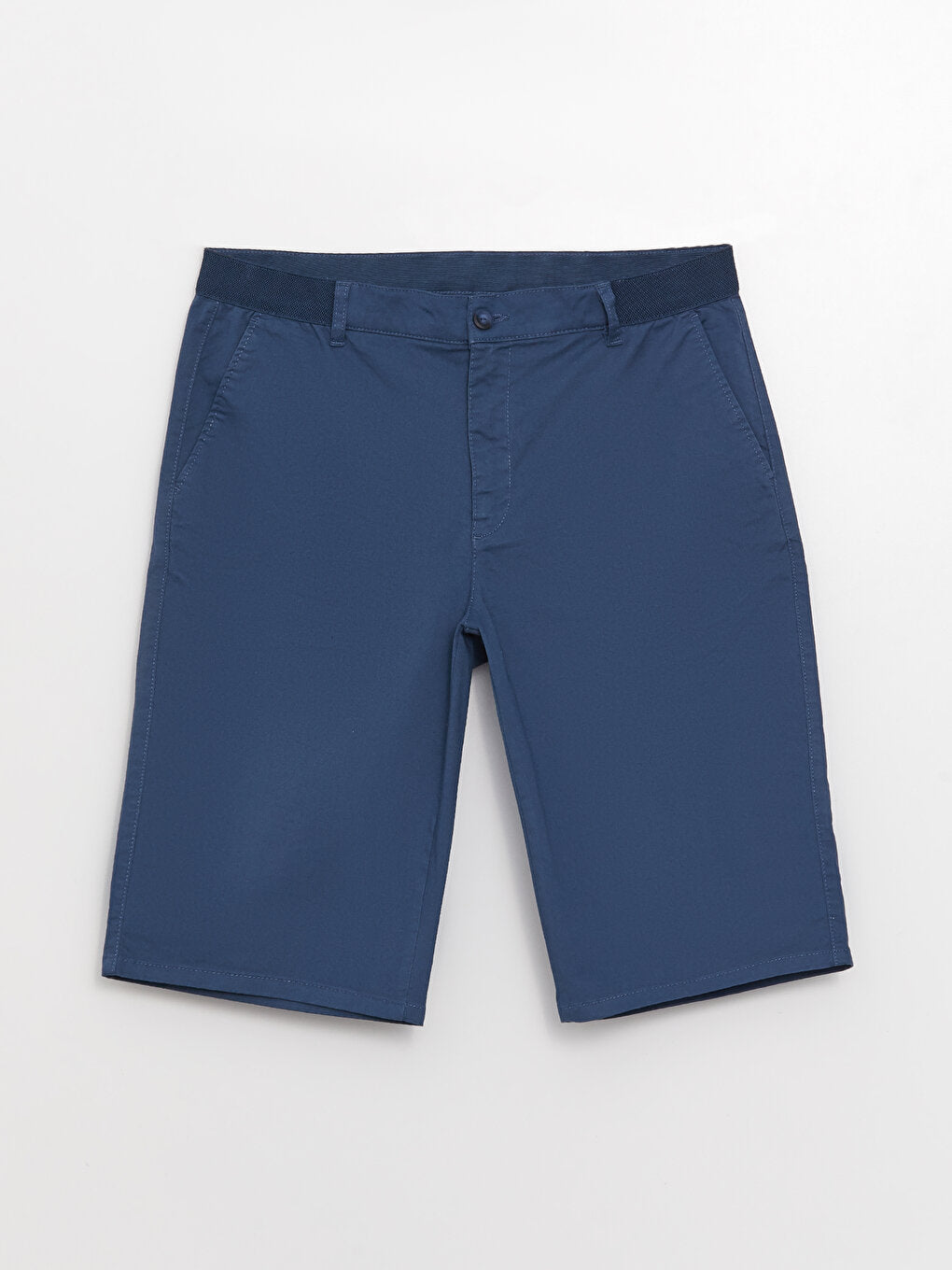 Comfortable Fit Gabardine Men's Bermuda Shorts