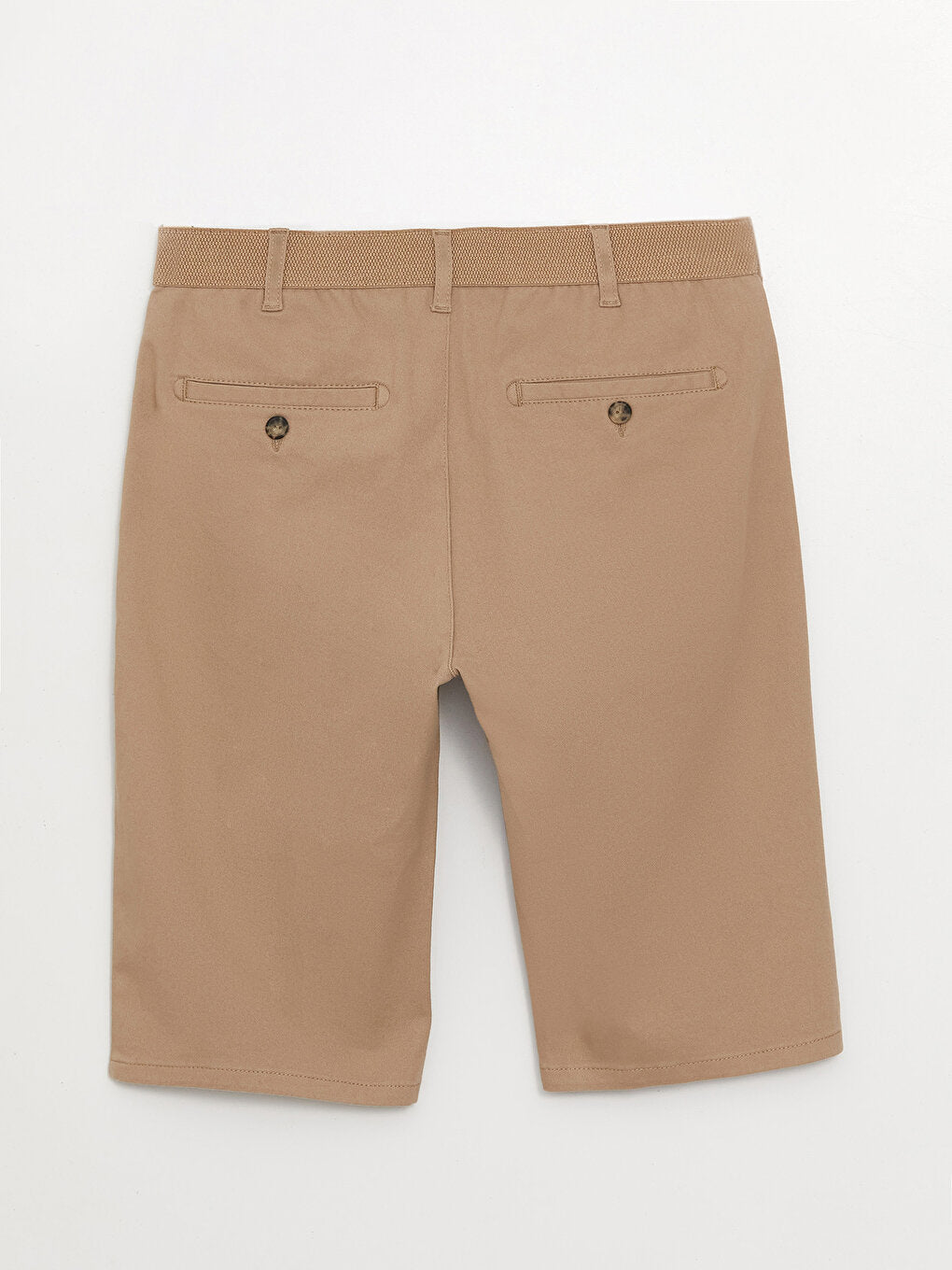 Comfortable Fit Gabardine Men's Bermuda Shorts