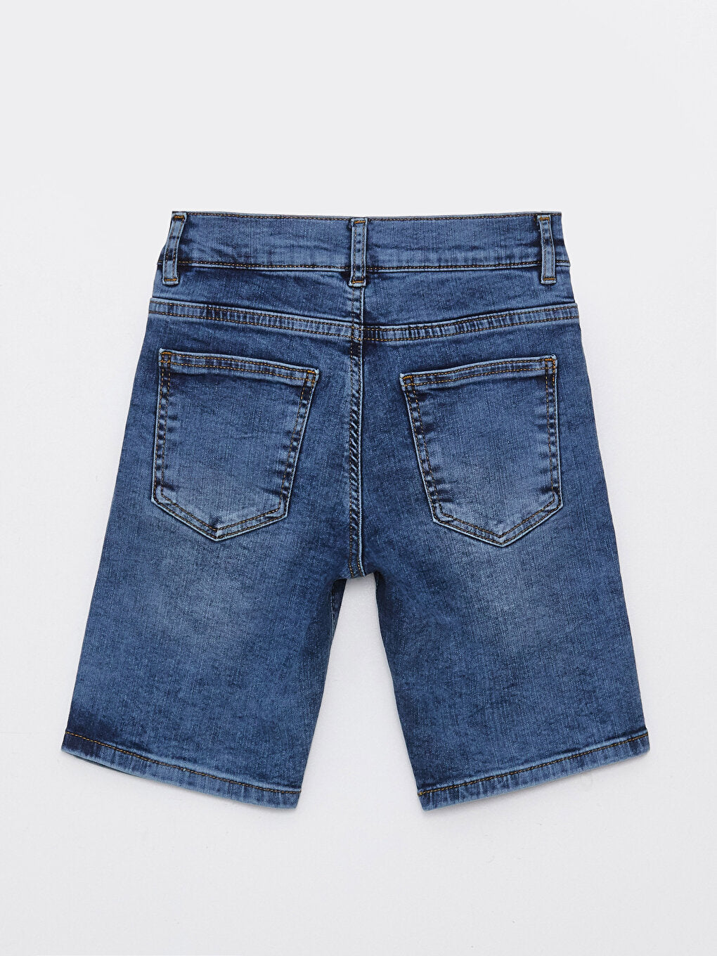 Ripped Detailed Boy Jean Shorts