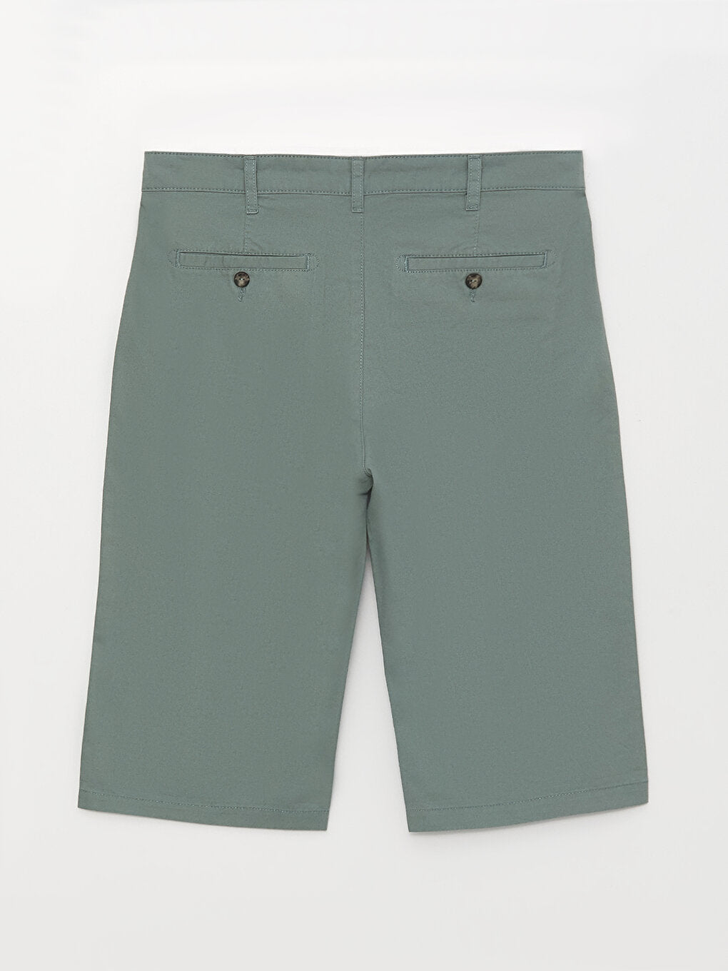 Standard Fit Gabardine Men's Bermuda Shorts