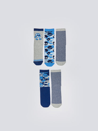 Patterned Boy Socks Pack of 5