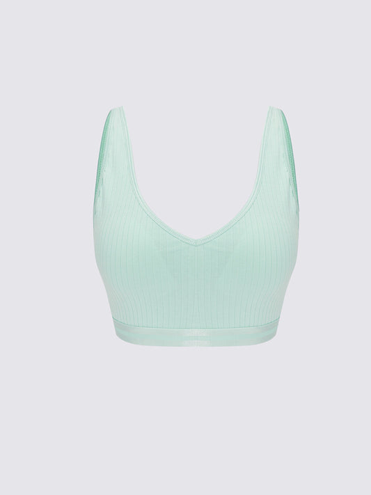 Underwireless Padding Plain Bustier