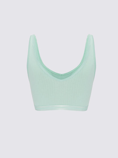 Underwireless Padding Plain Bustier