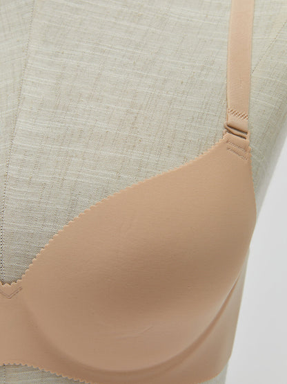 Non-Wireless Padded Plain T-Shirt Bra