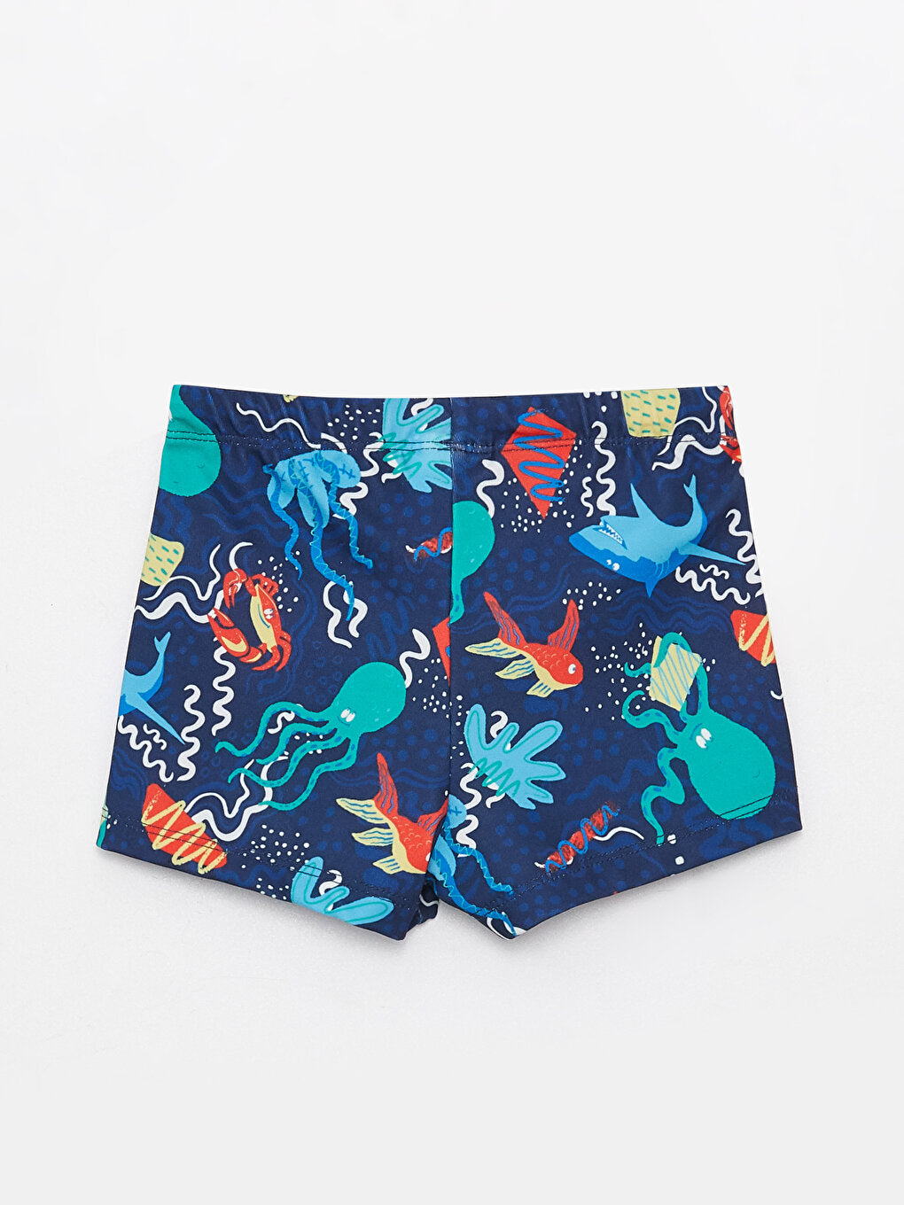 Printed Quick Drying Boys Boxer Swimsuit