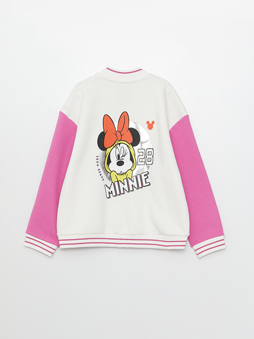 Minnie Mouse Printed Long Sleeve Girls' College Jacket