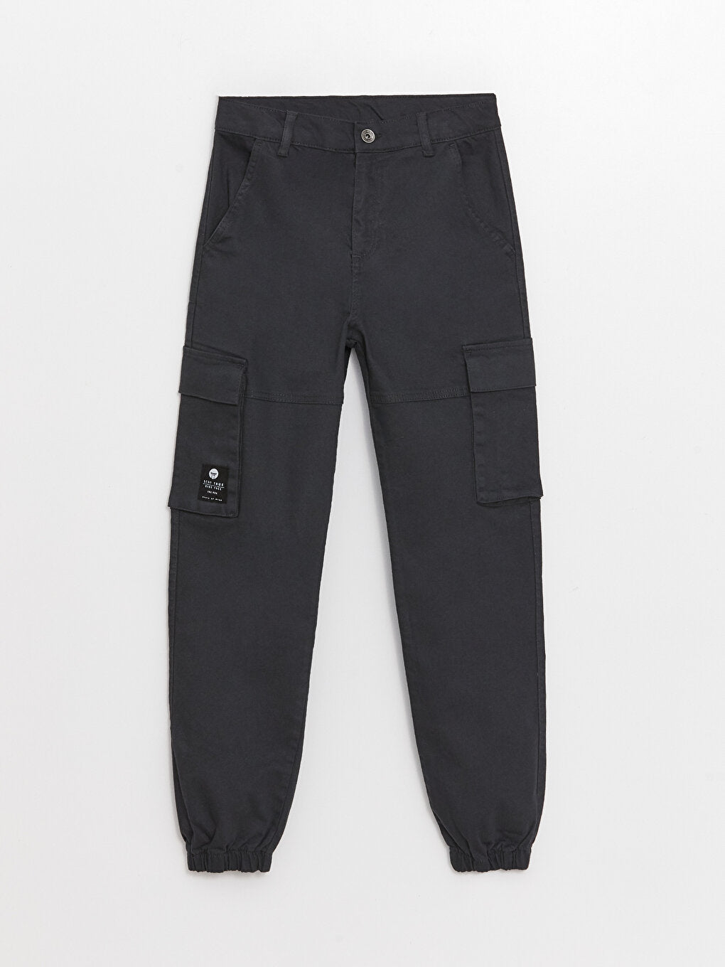 Basic Gabardine Boy Jogger Cargo Pants