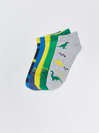 Patterned Boy's Booties Socks 3-pack