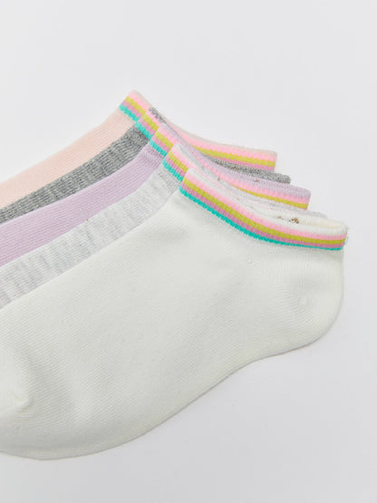 Basic Girl's Booties Socks 5-pack