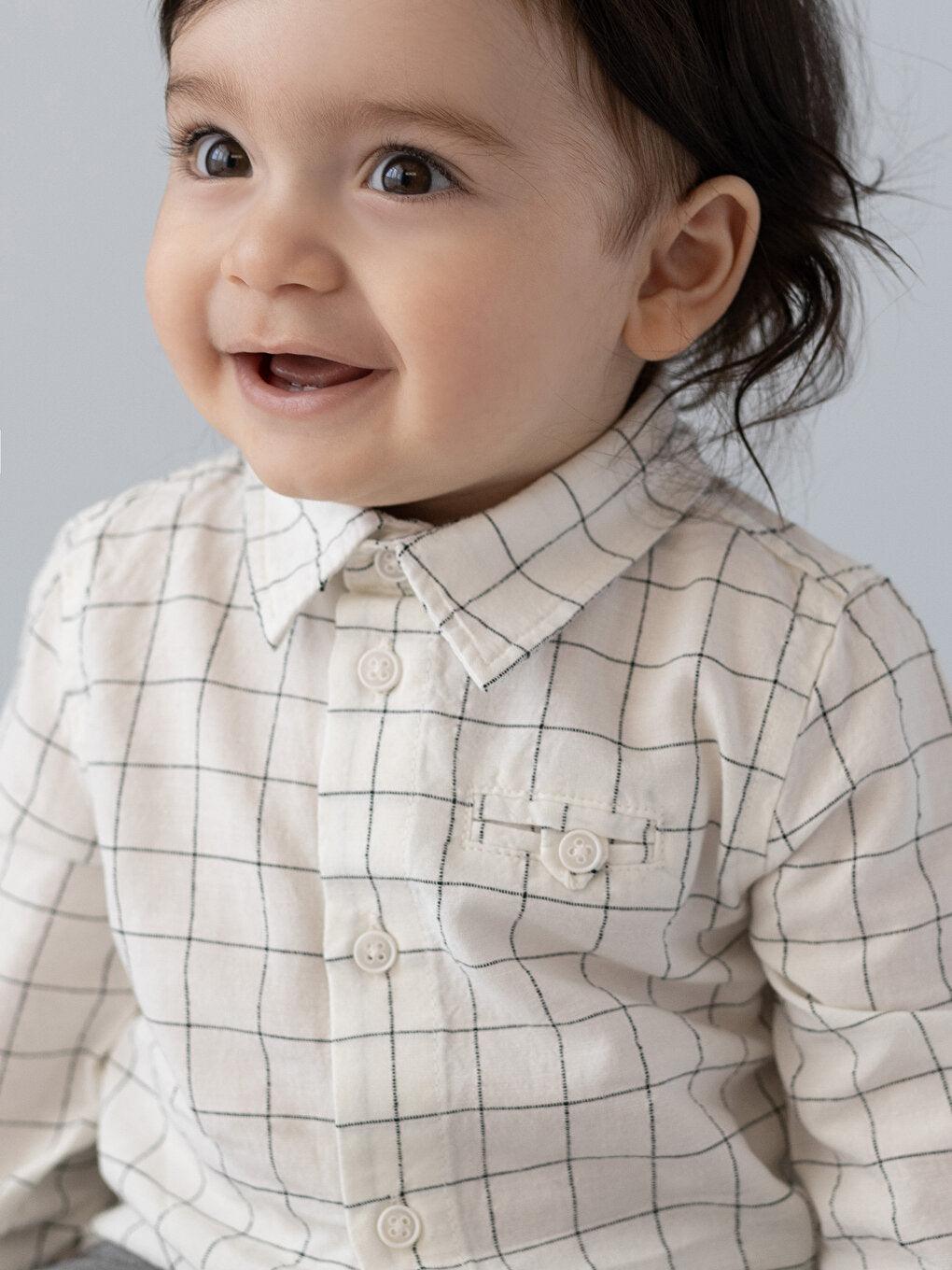 Long Sleeve Baby Boy Shirt and Trousers 2-Piece Set