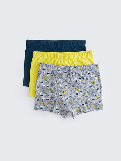 Printed Boy's Boxer 3-Piece