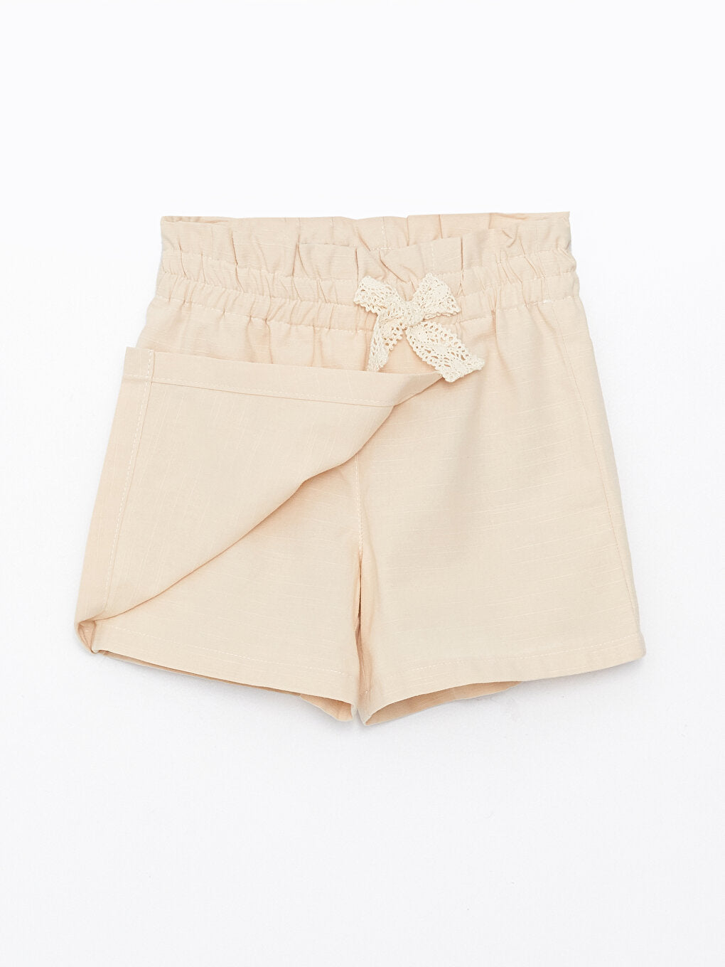 Basic Girl's Shorts Skirt with Elastic Waist