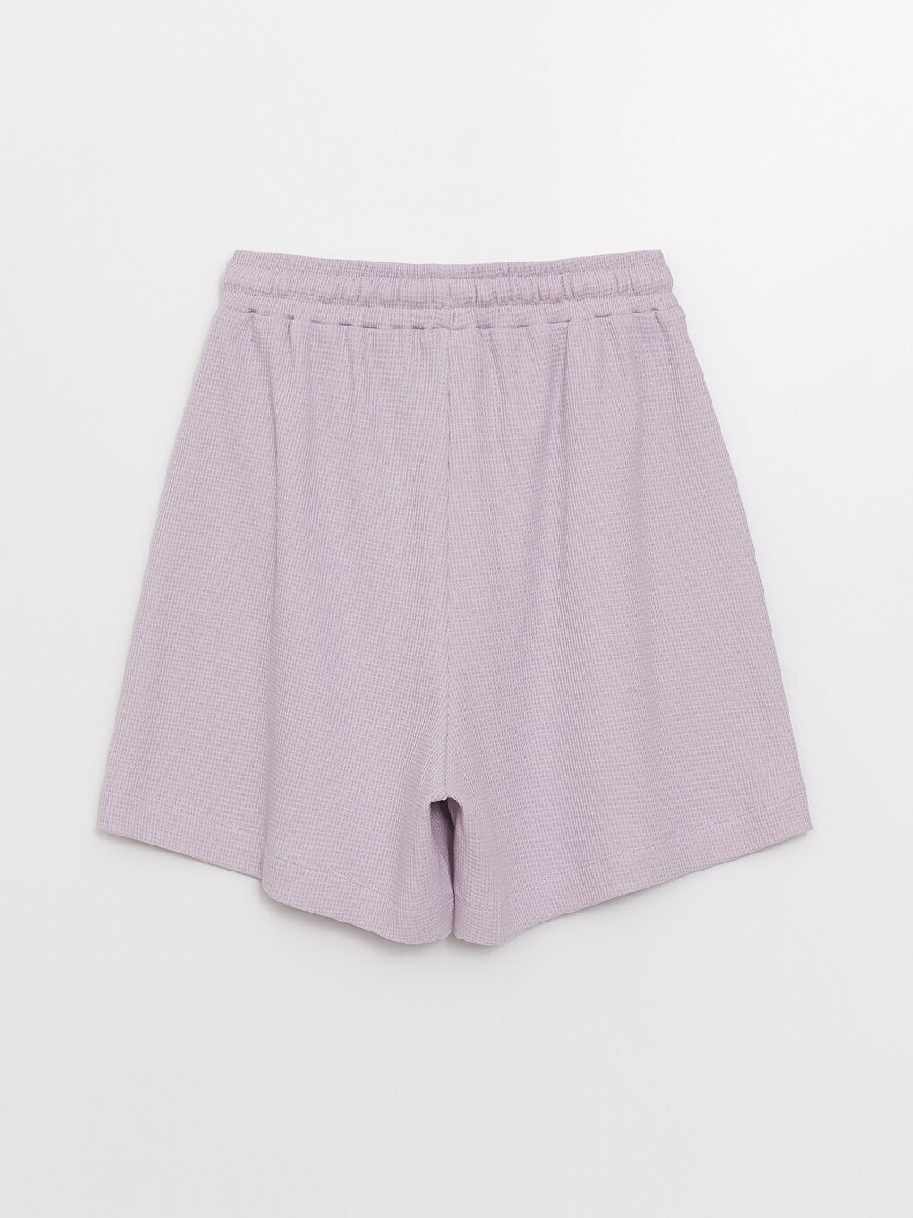 Self-patterned Women's Shorts with Elastic Waist