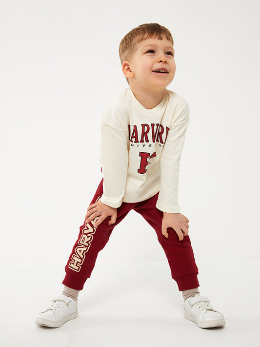 Harvard University Printed Baby Boy Tracksuit Bottom