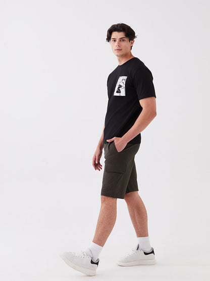 Slim Fit Men's Bermuda Shorts