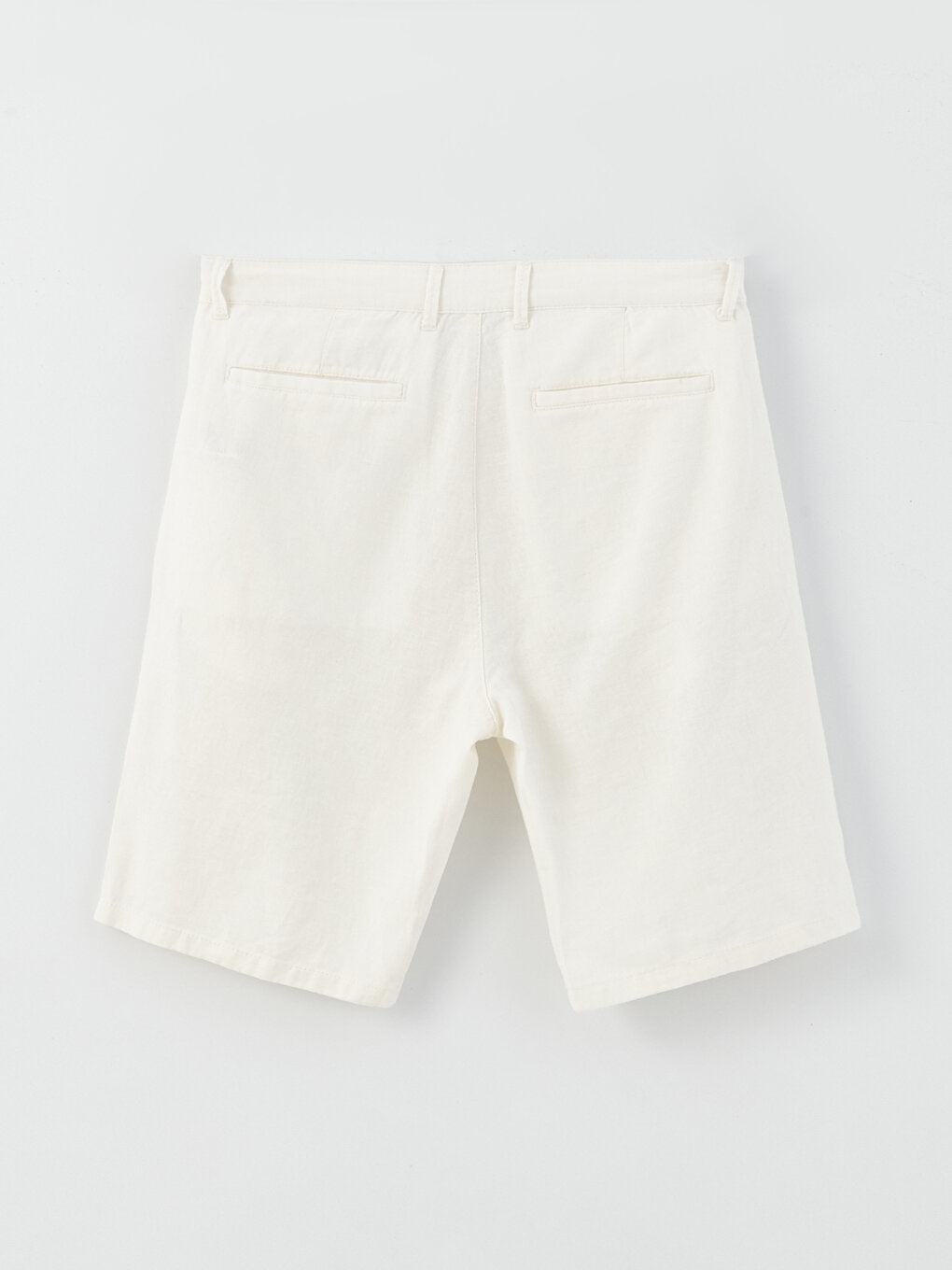 Slim Fit Linen Blend Men's Shorts