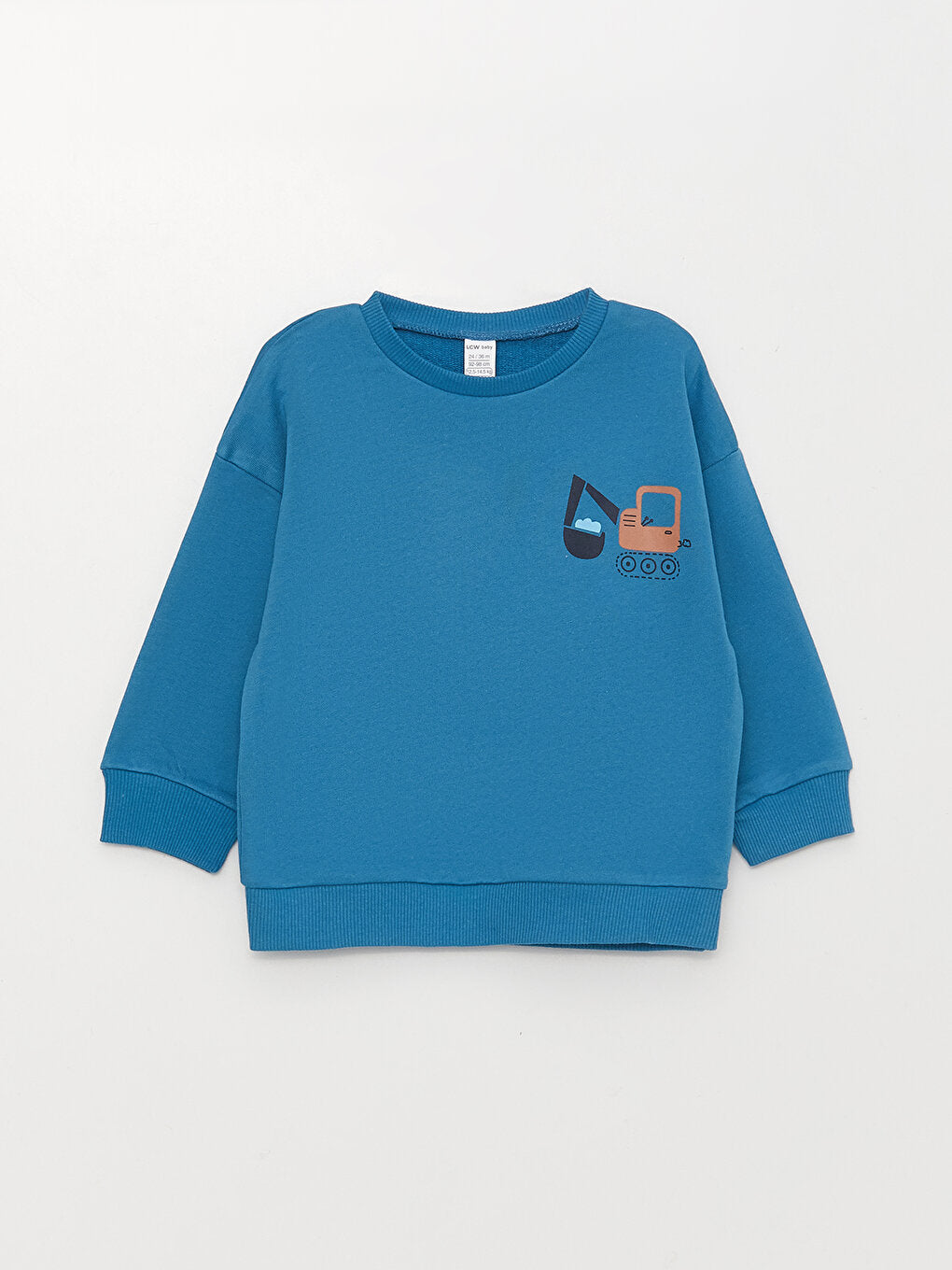 Crew Neck Long Sleeve Printed Baby Boy Sweatshirt 3 Pack