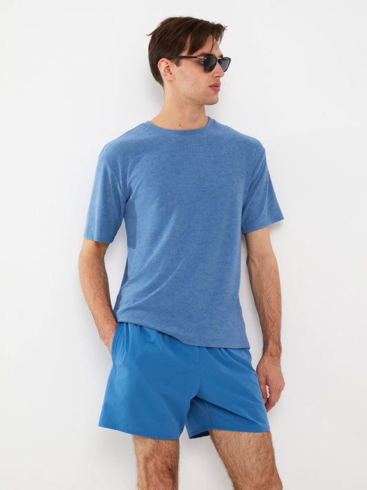 Short Length Basic Men's Swim Shorts