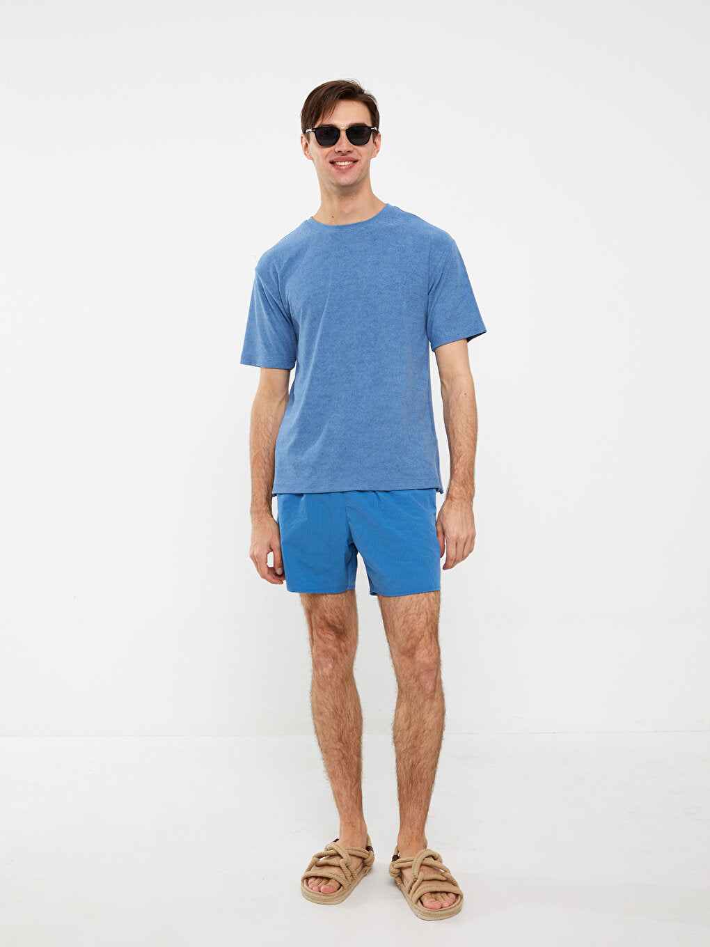 Short Length Basic Men's Swim Shorts