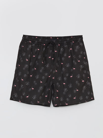 Short Patterned Men's Swim Shorts