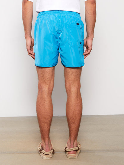 Short Printed Men's Swim Shorts