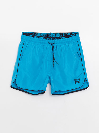 Short Printed Men's Swim Shorts