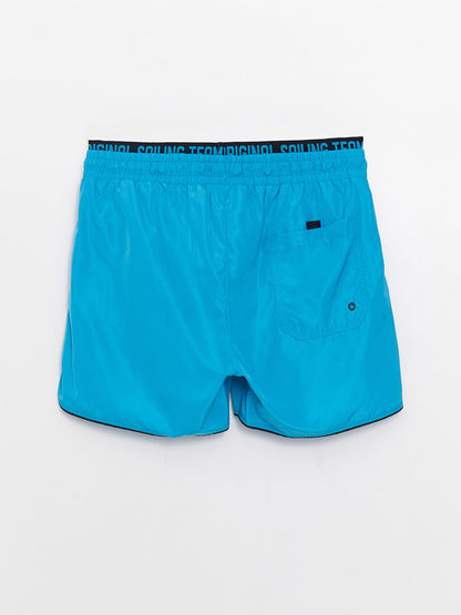 Short Printed Men's Swim Shorts