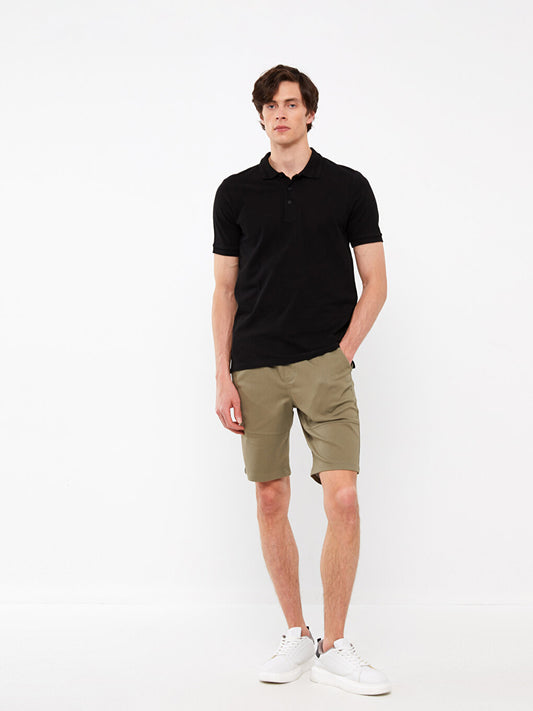 Slim Fit Men's Bermuda Shorts