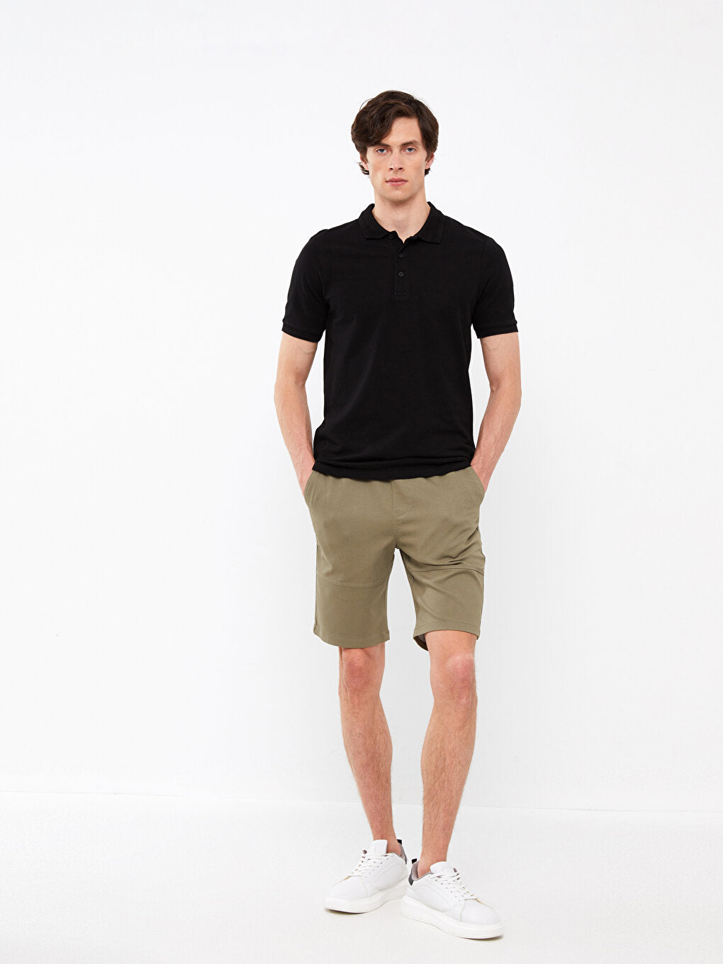 Slim Fit Men's Bermuda Shorts