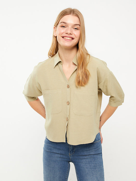 Plain Oversize Women's Shirt