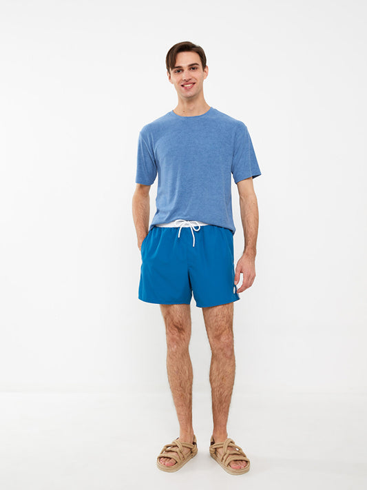 Short Length Basic Men's Swim Shorts