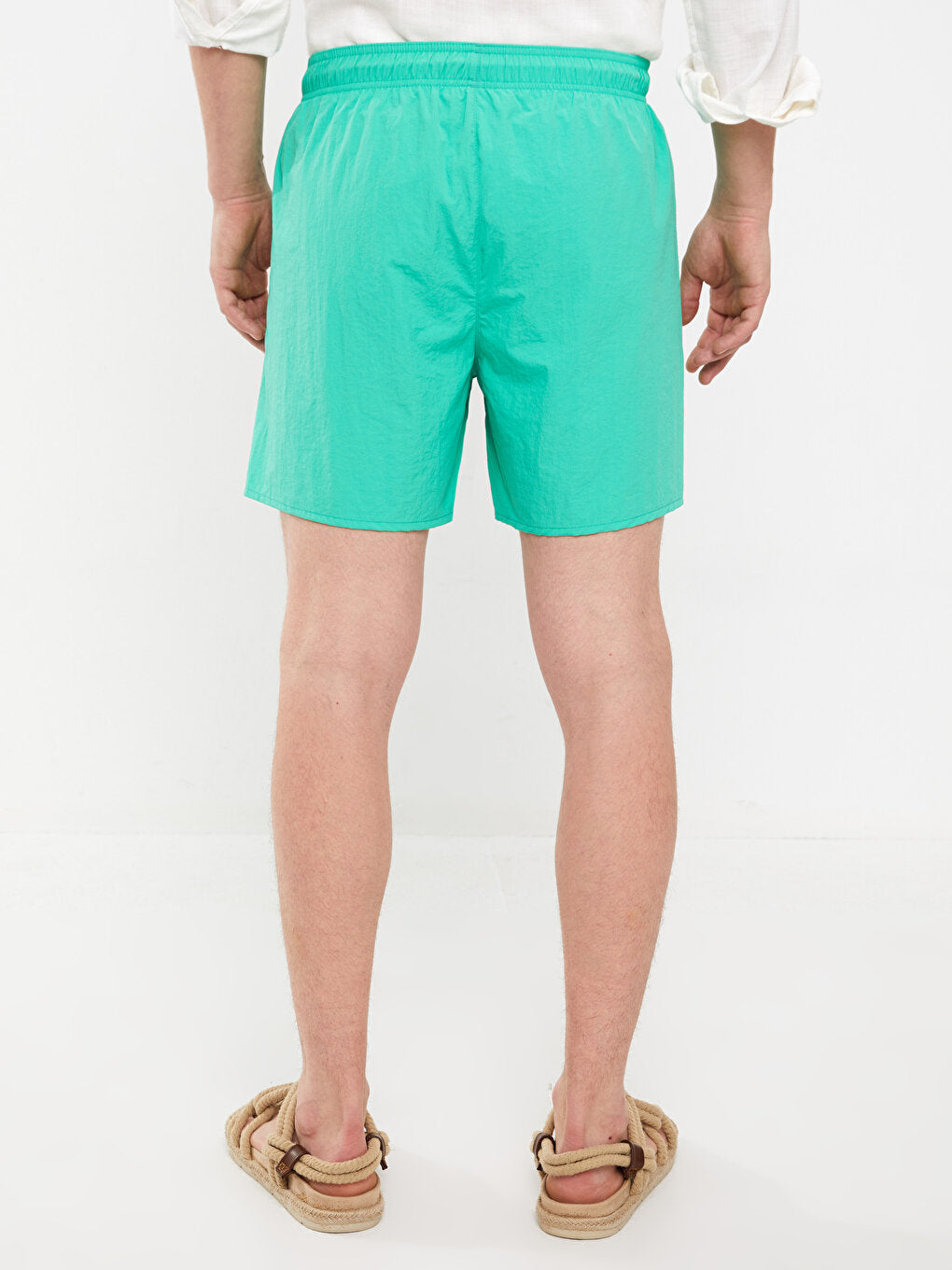 Short Length Basic Men's Swim Shorts