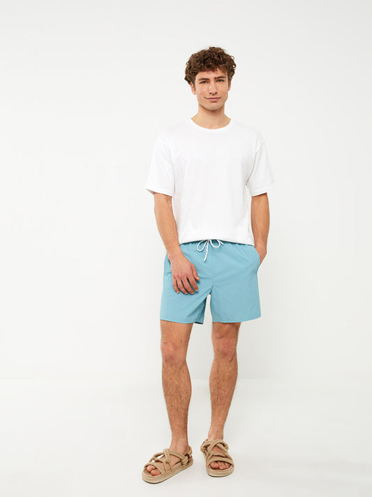 Short Length Basic Men's Swim Shorts