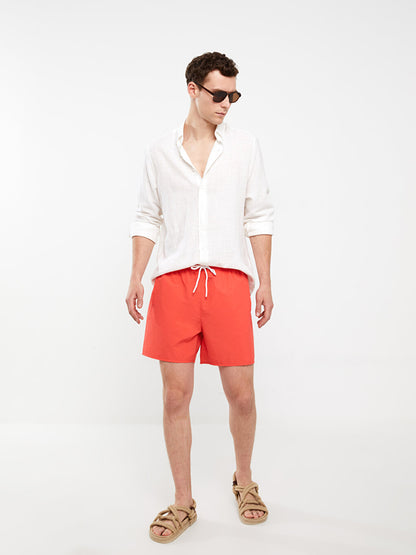 Short Length Basic Men's Swim Shorts