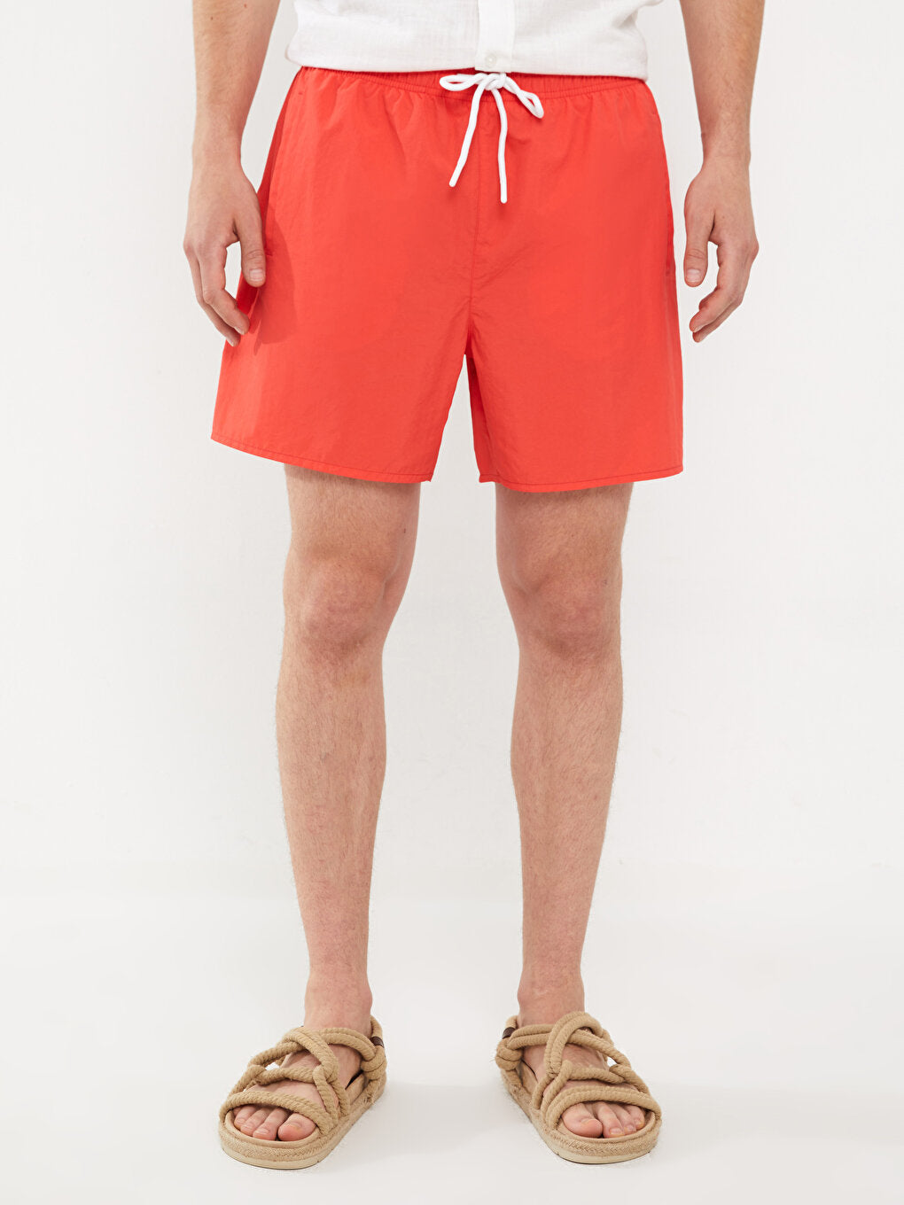 Short Length Basic Men's Swim Shorts