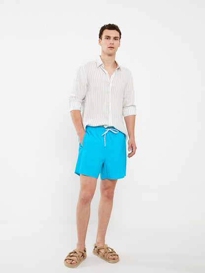 Short Length Basic Men's Swim Shorts