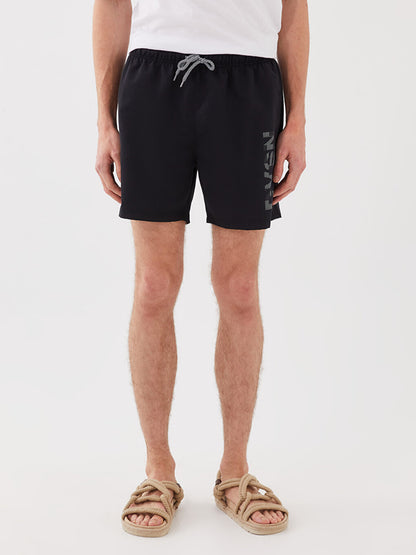 Short Printed Men's Swim Shorts