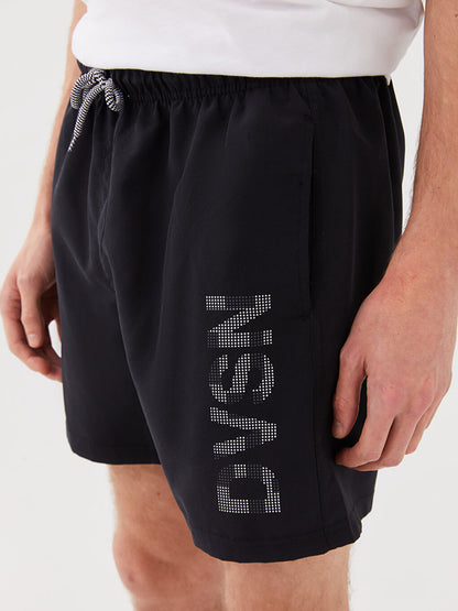 Short Printed Men's Swim Shorts