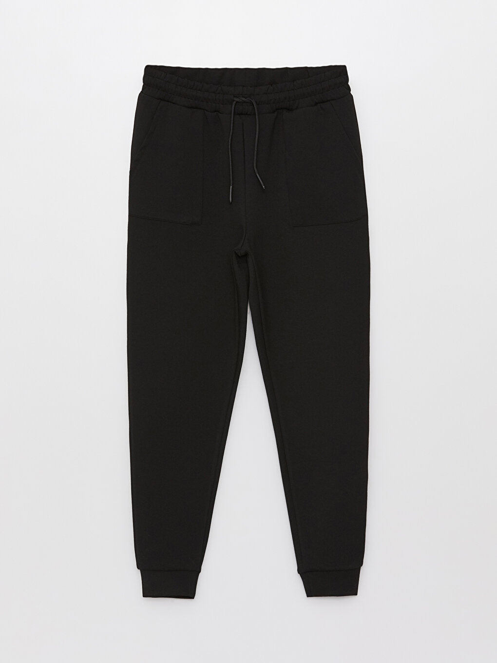 Women's Elastic Waist Plain Jogger Sweatpants