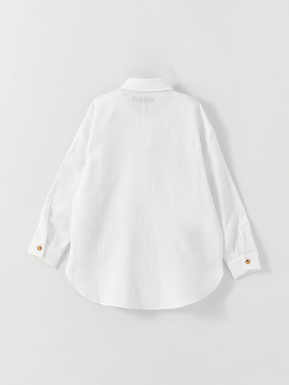 Basic Long Sleeve Girl's Shirt