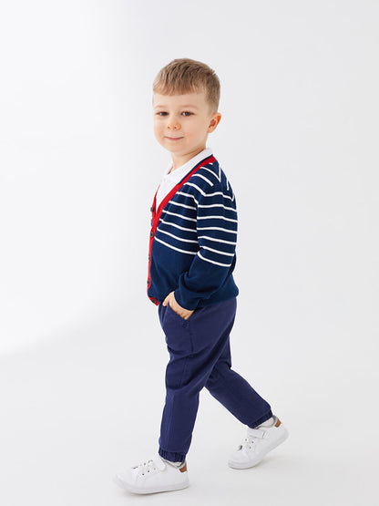 Baby Boy Jogger Pants with Elastic Waist