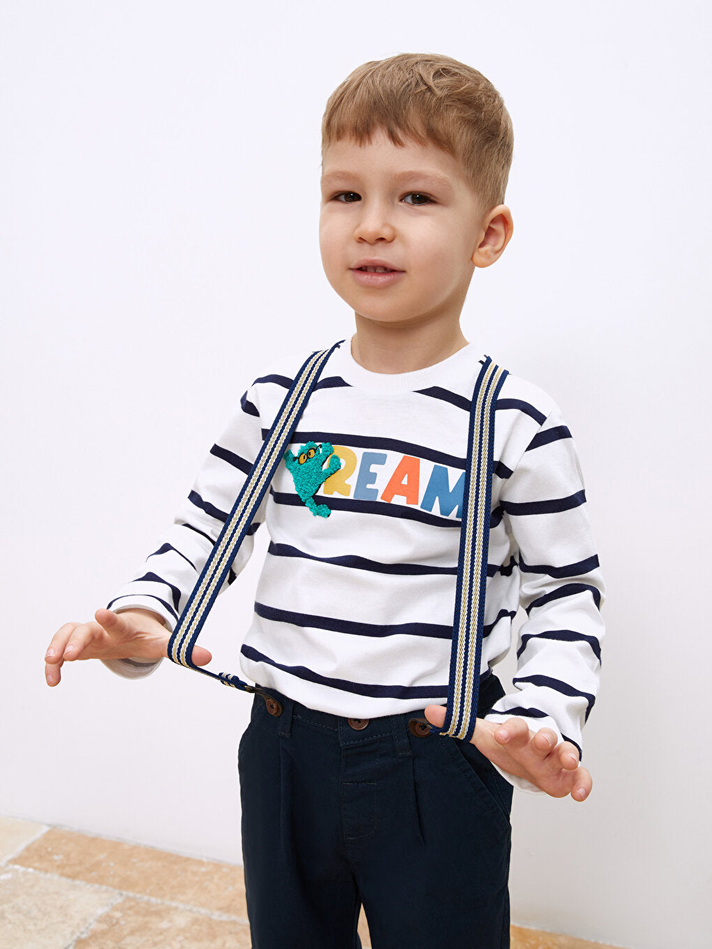 Basic Baby Boy Pants and Trouser Suspenders 2-pack