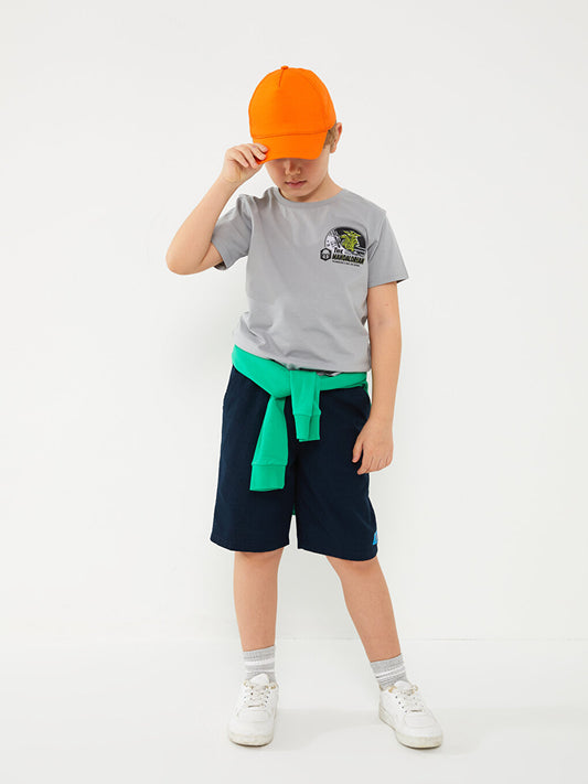 Basic Boys' Shorts with Elastic Waist