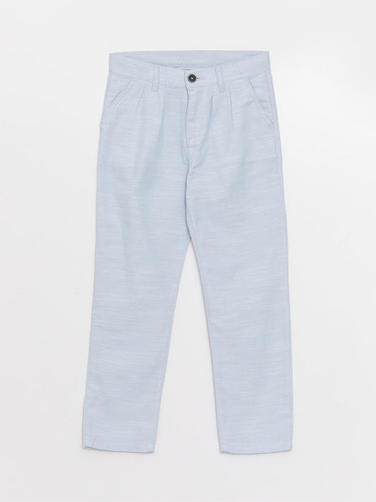 Basic Gabardine Boy's Trousers